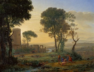 Paysage avec la fuite en Égypte, vers 1646 - Claude Lorrain