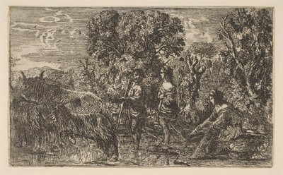 Le gué, 1634 - Claude Lorrain