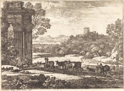 Le troupeau en marche par un temps orageux - Claude Lorrain