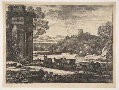 Le troupeau rentrant par temps orageux, vers 1650-51 - Claude Lorrain