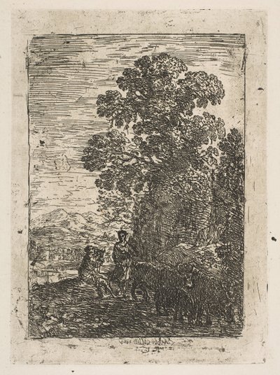 Le Berger et la Bergère, vers 1630 - Claude Lorrain