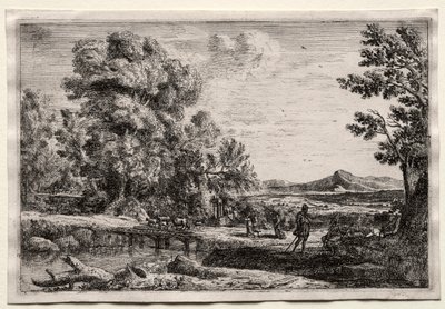 Le pont en bois - Claude Lorrain