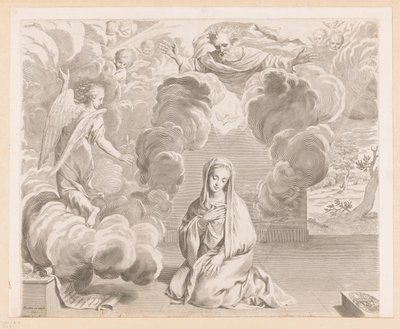 Annonciation - Claude Mellan