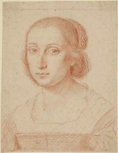 Tête de femme - Claude Mellan