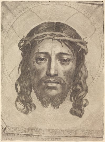 Le sudarium de sainte Véronique - Claude Mellan