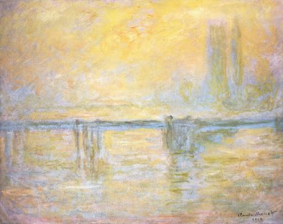 Charing Cross Bridge, Brouillard, 1902 - Claude Monet