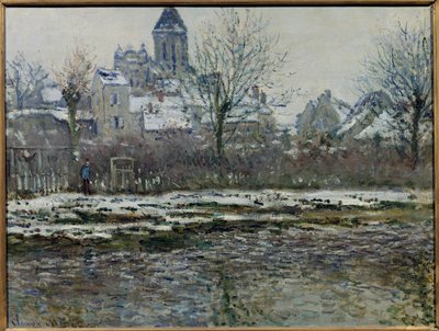 Effet de neige à Vétheuil - Claude Monet