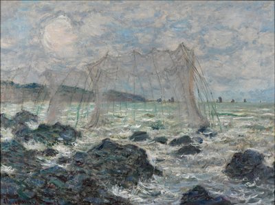 Filets de pêche à Pourville - Claude Monet