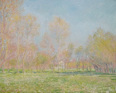 Printemps à Giverny. 1890 - Claude Monet