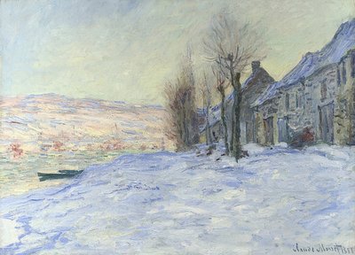 Lavacourt sous la neige. Vers 1878-81 - Claude Monet
