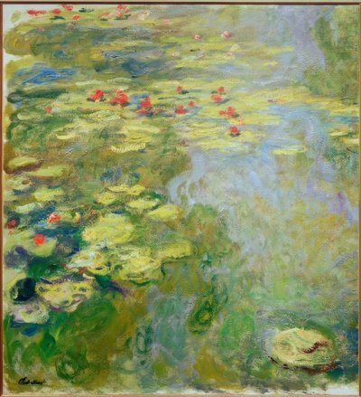 Le Bassin aux nymphéas (partie gauche) - Claude Monet