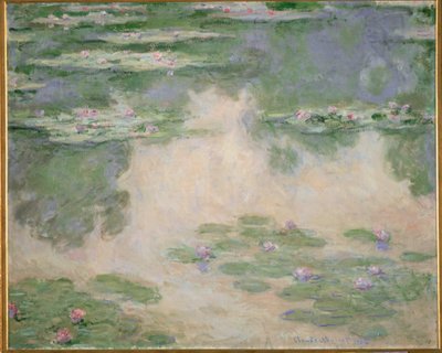 Nymphéas (huile sur toile) - Claude Monet