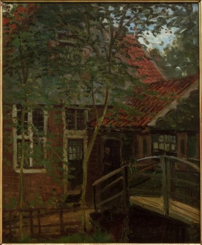 Passerelle en Hollande, Zaandam - Claude Monet