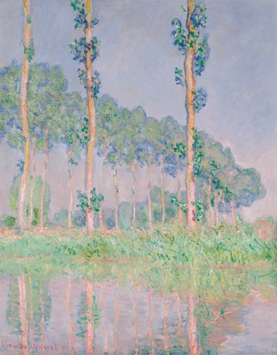 Peupliers, Effet Rose - Claude Monet