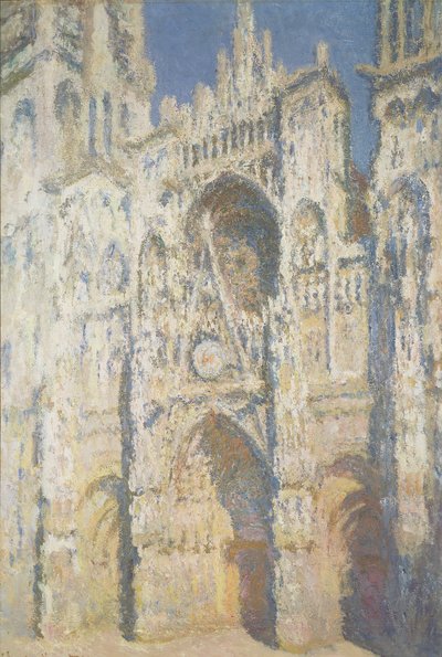 Cathédrale de Rouen en plein soleil : Harmonie en bleu et or, 1894 - Claude Monet