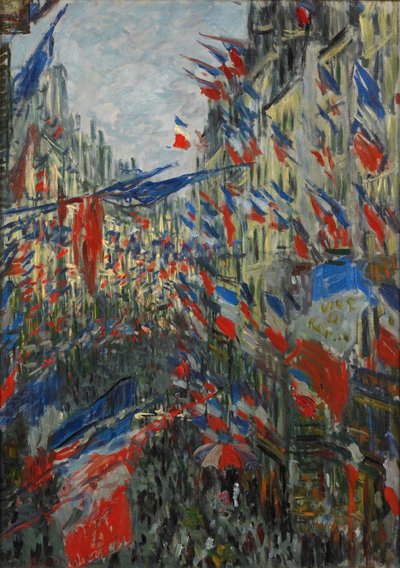 Rue Saint-Denis, fête du 30 juin 1878 - Claude Monet
