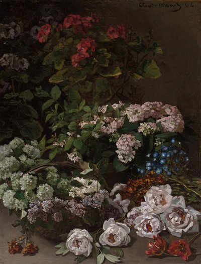 Fleurs de printemps - Claude Monet