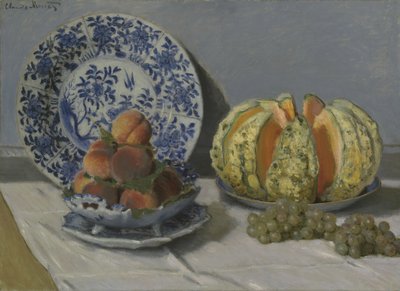 Nature morte avec melon - Claude Monet