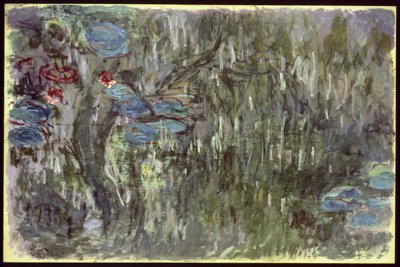 Nénuphars avec reflets de saules - Claude Monet
