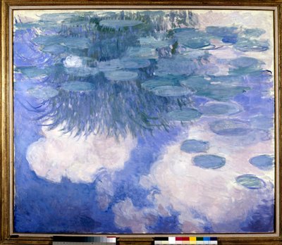 Nénuphars avec effets de nuages - Claude Monet