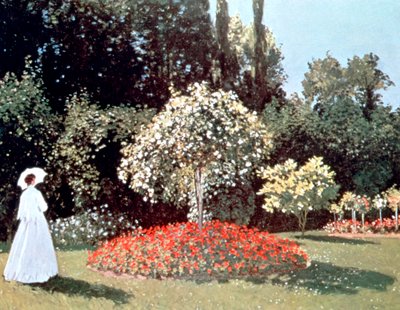 Femme dans le jardin, Sainte-Adresse, 1867 - Claude Monet