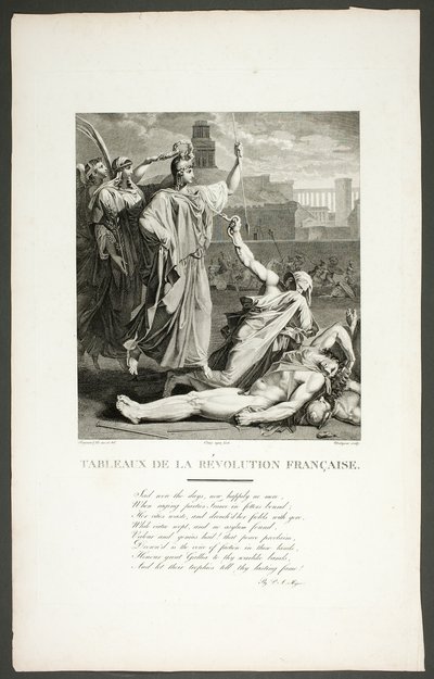 Frontispiece to the series Tableaux de la révolution française - Claude Nicolas Malapeau