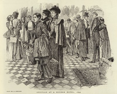 Arrivées dans un Hôtel Moderne, 1895 - Claude Shepperson