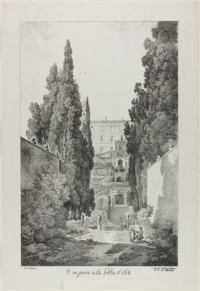 Vue de la Villa d