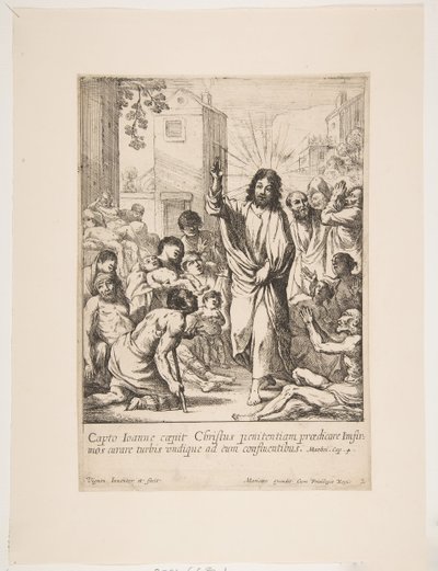 Jésus-Christ guérit plusieurs malades en Galilée - Claude Vignon