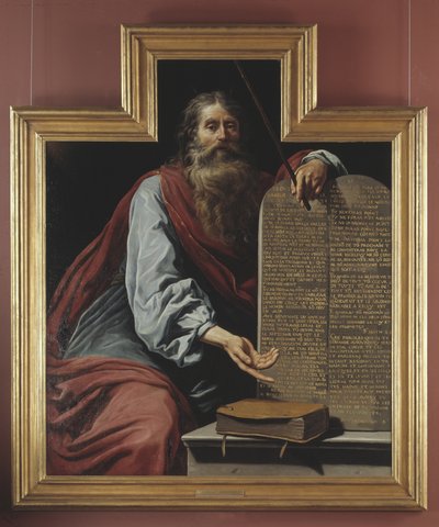 Moïse avec les tables de la loi - Claude Vignon