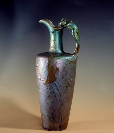 Art Nouveau : Lustre en faïence et métal par Clément Massier (1845-1917) 1893-1894 Paris, Musée d