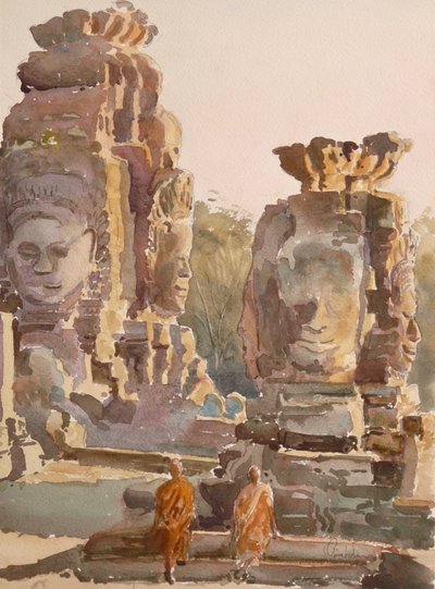 Coucher de soleil - compassion et équanimité (1) - Clive Wilson