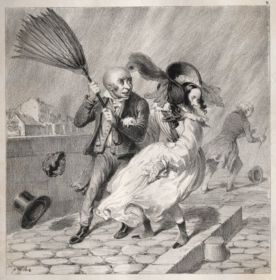 Bambochades : Vois-tu que mon baromètre est au beau !... c