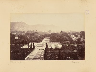 Jaypur ; Vue des jardins du palais et du fort, depuis le palais - Colin Murray