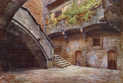 Cour du Palazzo Farnese, Viterbo - Commendator Formilli
