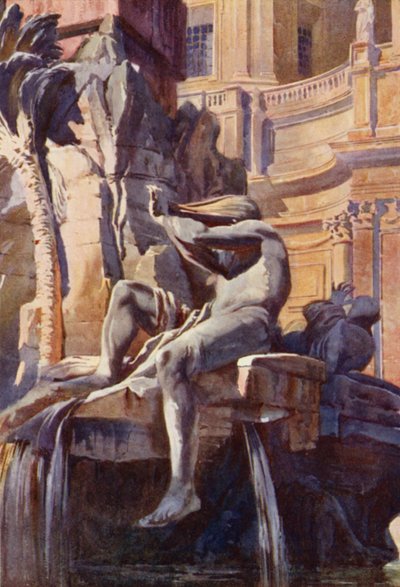 La fontaine de la Piazza Navona, Rome - Commendator Formilli