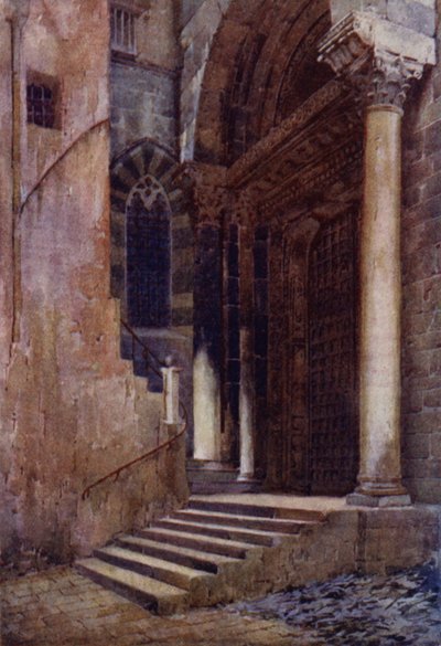 La porte latérale de la cathédrale de San Lorenzo, Gênes - Commendator Formilli