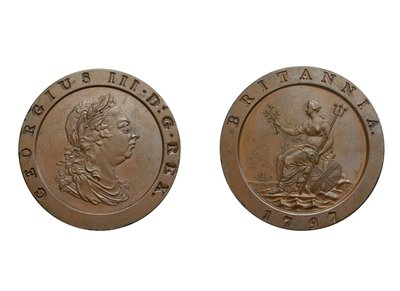 Pièce de deux pence, 1797 - Conrad Heinrich Küchler