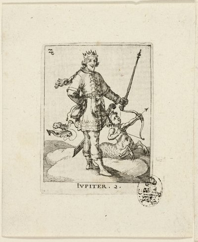 Jupiter, planche 2 de Der VII Planeten - Conrad Meyer