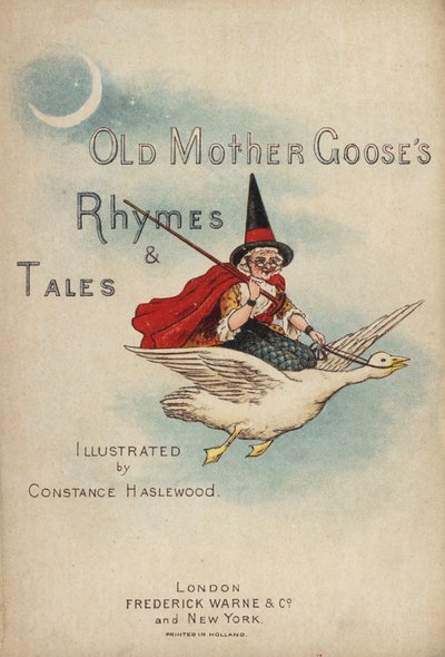 Illustration de la page de titre pour les Comptines et Contes de Mère l