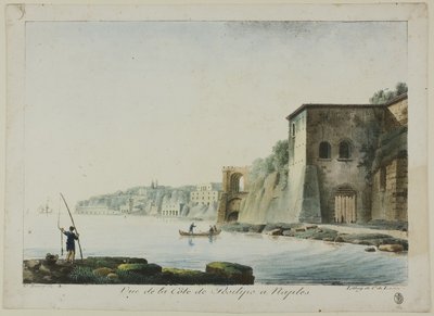 Vue de la côte de Posilipo à Naples, d