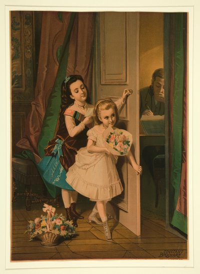 Sans titre (Fleurs pour père) - Constant Joseph Brochart