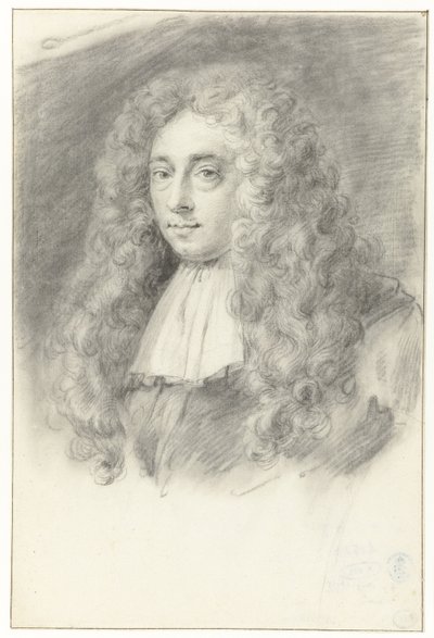 Autoportrait (?) de Constantijn Huygens le Jeune - Constantijn Huygens (II) (possibly)