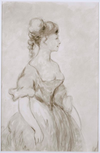 Dame en Crinoline - Constantin Guys