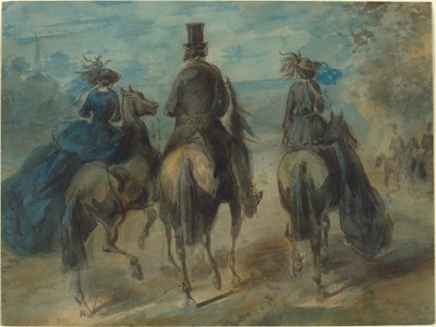 Promenade dans le Bois - Constantin Guys