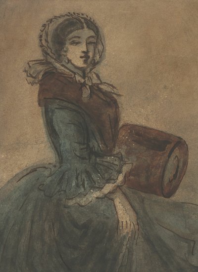 Femme avec une moufle - Constantin Guys
