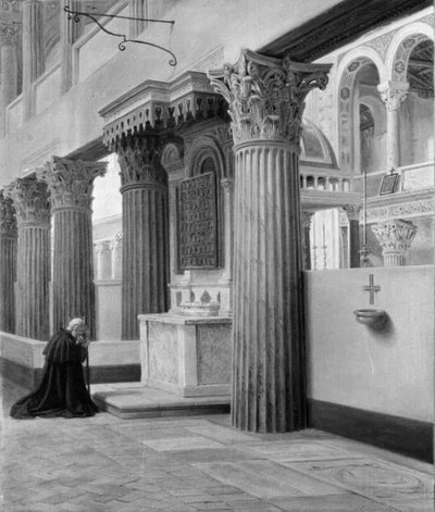 Intérieur de San Lorenzo fuori le mura - Constantin Hansen