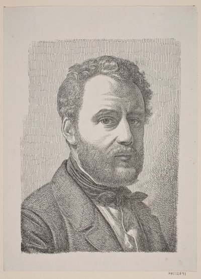 Portrait de Wilhelm Marstrand - Constantin Hansen