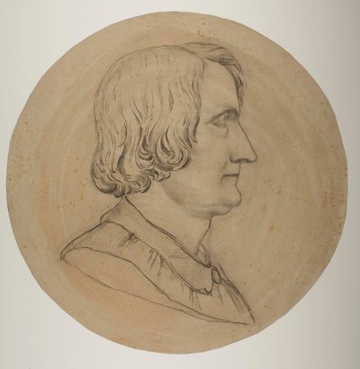Médaillon-portrait de Thorvaldsen - Constantin Hansen