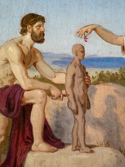 Prométhée façonne l